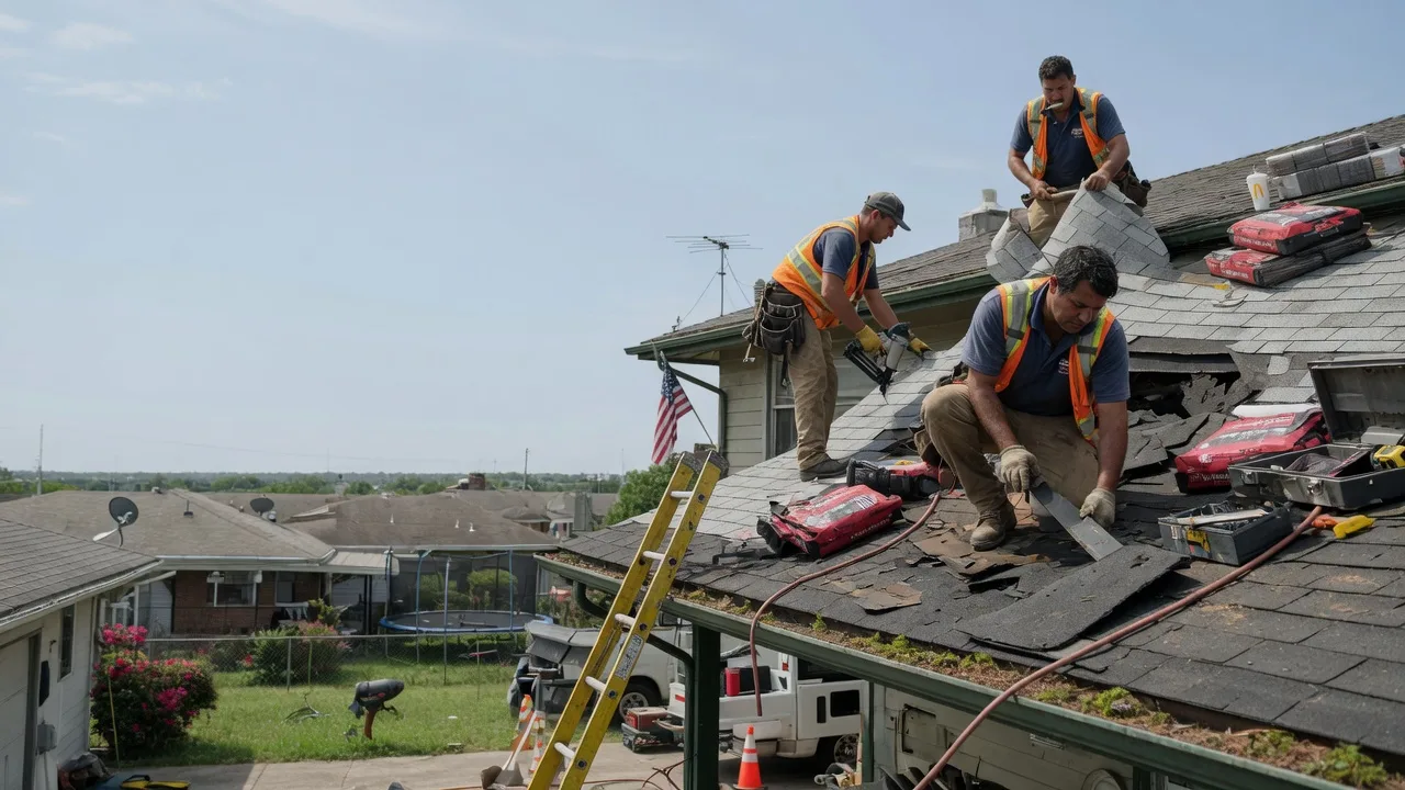Roof Repair in Ravia, OK near me